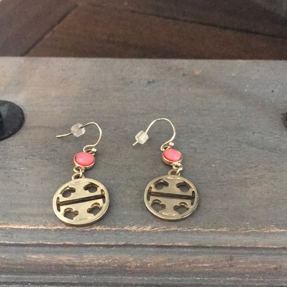 New! Francescas Round Gold Drop Earrings